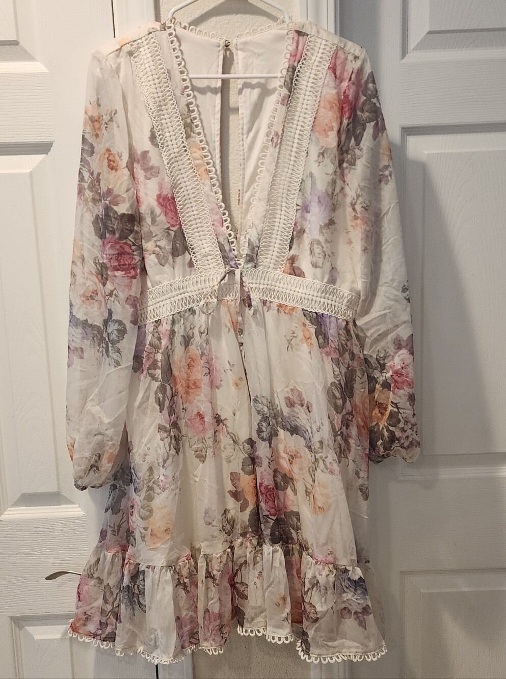 Lulu's Cream Lightweight Lined Dress